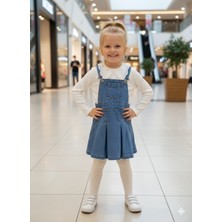 Kot Elbise Kız Çocuk Takım