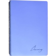 Marka Tokaç A4 Pp Kp Spiralli 72 Yp Çizgili Defter-Mor