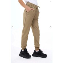 Unisex 4 Mevsim Bej Renk Okul Eşoman Penye 2 Iplik