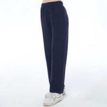 ASN Concept Kadın Mavi Renk Schuba Kumaş Önü Çima Dikişli Pantolon (Büyük Beden Seçeneğiyle)