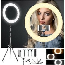 Feyza Design 18 Inç Ring Light 480 LED Işık ve 2m Stand ile Profesyonel Çekim