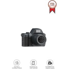 Yüksek Çözünürlüklü 2k Mini Dijital Kamera 128GB Hafıza Siyah