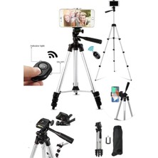 Feyza Design Bluetooth Kumandalı 106 cm Tripod, Profesyonel Fotoğraf ve Video Çekimi
