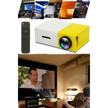Mini Taşınabilir Projektör, Ev ve Kamp Için Hd Kaliteli Görüntü