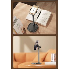 Feyza Design Ayarlanabilir Masaüstü Telefon Tutucu, 40 cm Uzunluk, Fonksiyonel Destek