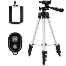 Feyza Design Siyah DK3888 Profesyonel 105 cm Tripod, Bluetooth Kumandalı, Sabit ve Dayanıklı