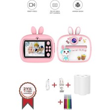 Çocuklar Için Dijital Fotoğraf ve Video Makinesi, Termal Resim Yazıcı