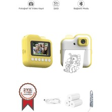 Çocuklar Için Renkli Dijital Fotoğraf ve Video Makinesi, Termal Resim Yazıcı