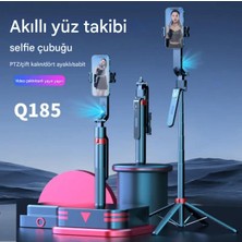 Feyza Design 360° Dönen Uzaktan Kumandalı Selfie Çubuğu, Çantalı, Gopro Uyumlu, 180 cm