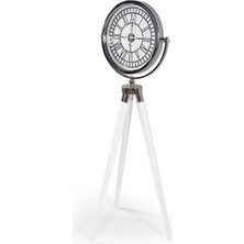 Feyza Design Modern Ayaklı Tripot Saat, Şık ve Zarif Dekoratif Saat Tasarımı