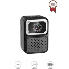 Mini Dijital Fotoğraf ve Video Kamera Anahtarlık - Siyah, 480P