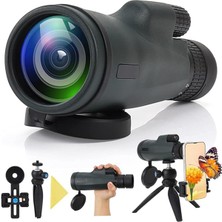 Feyza Design Yüksek Zoom Profesyonel El Dürbünü 10-30X50 Tripod ve Telefon Tutucu ile