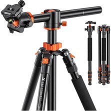 Feyza Design Yüksek Dayanıklı Profesyonel Alüminyum Tripod T254A4