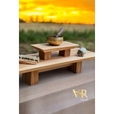 Eko Yoga ve Meditasyon Sunağı Çift Seti, Sakinlik ve Huzur Için