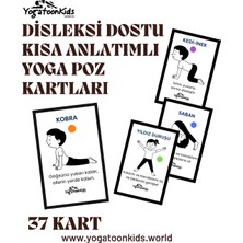 Çocuklar Için Kısa Anlatımlı Yoga Pozları Eğitim Seti, 37 Parça