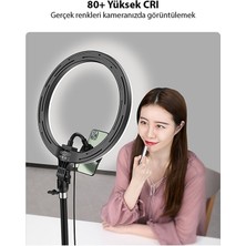 Feyza Design 12 Inç LED Ring Işık Tripod, Youtuber ve Tiktok Makyaj Işığı