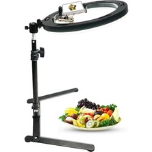 Feyza Design 10 Inç Youtuber Selfie Işığı Tripodlu, Video ve Makyaj Stüdyo Aydınlatması