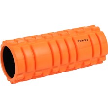 Turuncu 33 cm Eva Yoga Foam Roller, Esneklik ve Denge Destekli