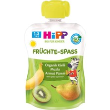 Hipp Organik Kivili Muzlu Armut Püresi 100 gr ( 8 Li )