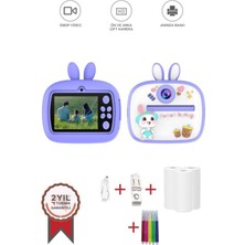 Çocuklar Için Dijital Fotoğraf ve Video Makinesi, Termal Resim Baskı Cihazı