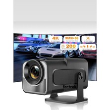 Taşınabilir Android Projektör 4K Ultra Hd, Bluetooth 5.0, Hoparlörlü, Mini