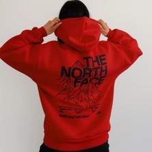 Bellanova “dağ Baskılı Kapüşonlu Sweatshirt Unisex Rahat Kalıp Spor Tarz Günlük Şık Hoodie”