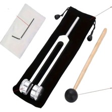 128Hz Ses Frekans Tuning Çatalı ile Çakra ve Tıbbi Ayar Çekici