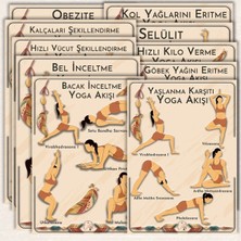 Yogaya Uygun 130 Kartlık Anatomik Akışlar Seti ve Hediyeli 4'lü Paket