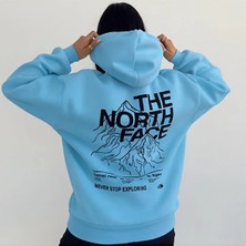 Bellanova “dağ Baskılı Kapüşonlu Sweatshirt Unisex Rahat Kalıp Spor Tarz Günlük Şık Hoodie”