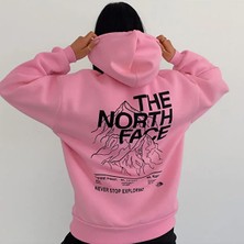 Bellanova “dağ Baskılı Kapüşonlu Sweatshirt Unisex Rahat Kalıp Spor Tarz Günlük Şık Hoodie”