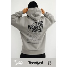 Bellanova “dağ Baskılı Kapüşonlu Sweatshirt Unisex Rahat Kalıp Spor Tarz Günlük Şık Hoodie”