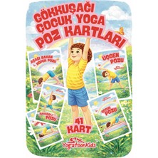 Çocuklar Için Yoga Poz Eğitim Kartları Kapsamlı Temel Set 41'li