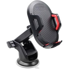 Feyza Design Çiftli Kavramalı 360° Dönen Araç Telefon Tutucu