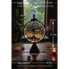 7 Çakra Hayat Ağacı Lamba, Pilli, Fonksiyonlu, Spiritüel Serisi