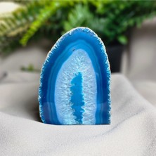 Doğal Akik Meditasyon Taşları, Kök Boya Takviyeli, Enerji Desteği