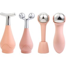 Yüz Masaj Seti, Gua Sha, Buz Küresi ve Face Roller ile Doğal Güzellik