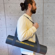 Esnek Yoga Kemeri ve Taşıma Askısı, Organik Koton, Antrasit Renk