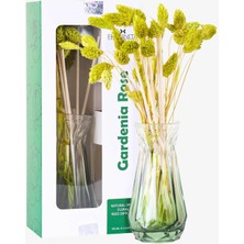 Çiçekli Cam Vazolu Oda Kokusu, 100ML, Ferah ve Zarif Dekorasyon Ürünü