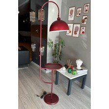 Vişne Çürüğü Lambader, Hareketli Başlık, Sehpalı, Modern, Metal, Oturma ve Çalışma Odası Dekoru