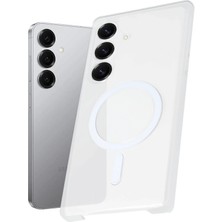 Novis Liora Newface Samsung Galaxy S25 Plus Kılıf Pc Zara Magsafe Şeffaf Kılıf - Şeffaf