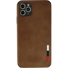 Novis Liora Newface Iphone 11 Pro Kılıf Loop Deri Silikon - Kahverengi