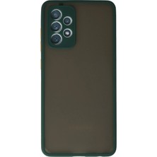 Novis Liora Newface Samsung Galaxy A72 Kılıf Montreal Silikon Kapak - Koyu Yeşil