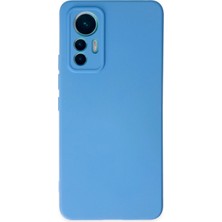 Novis Liora Newface Xiaomi Mi 12 Lite Kılıf Nano Içi Kadife Silikon - Mavi