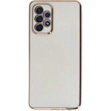 Novis Liora Newface Samsung Galaxy A52 Kılıf Volet Silikon - Beyaz