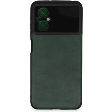 Novis Liora Newface Xiaomi Poco M5 Kılıf Loop Deri Silikon - Yeşil