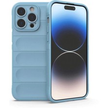 Novis Liora Newface Iphone 15 Pro Max Kılıf Optimum Silikon - Sky Blue