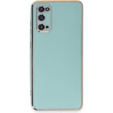Novis Liora Newface Samsung Galaxy S20 Kılıf Volet Silikon - Açık Yeşil