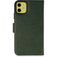 Novis Liora Newface Iphone 13 Mini Kılıf Trend S Plus Kapaklı Kılıf - Yeşil