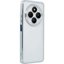 Novis Liora Newface Xiaomi Redmi 14C Kılıf Razer Lensli Silikon - Gümüş