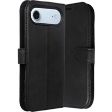 Novis Liora Newface Apple Iphone 17 Air Trend S Plus Kapaklı Kılıf - Siyah
